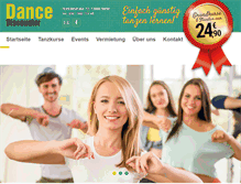 Tablet Screenshot of dance-discounter.de